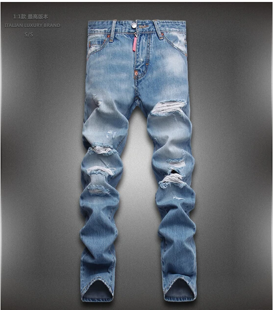 Free shipping 2015 New Jeans Men Famous Brand Fashion Jeans Designer Jeans Mens Brand Pants 28