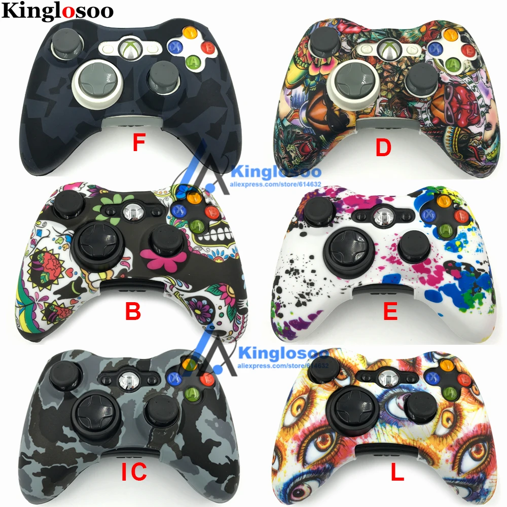 

Customize Silicone Gel Skin Soft Rubber sleeve Cover Protective Case for Microsoft Xbox 360 Game Controller