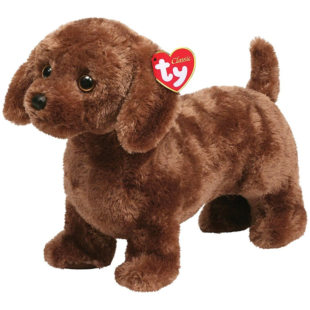Pyoopeo Ty Classic Frank the Dachscund Dog 6" 15cm Plush Regular Soft