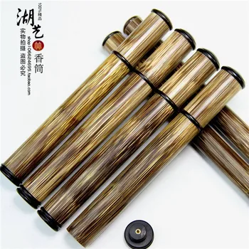 

ebony brief paragraph mouth sweet pull cylinder with fragrant incense seat joss stick tube teachers appliance bamboo crafts