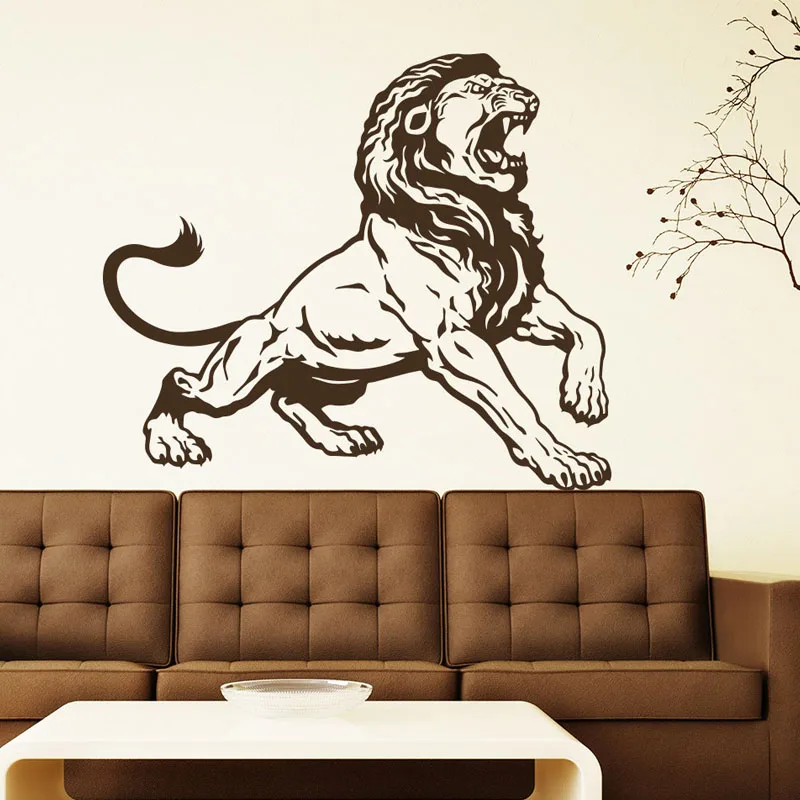 

ZOOYOO Lion King Vinyl Art Murals Home Decor Sticker Living Room Decoration Removable Wall Stickers Decals