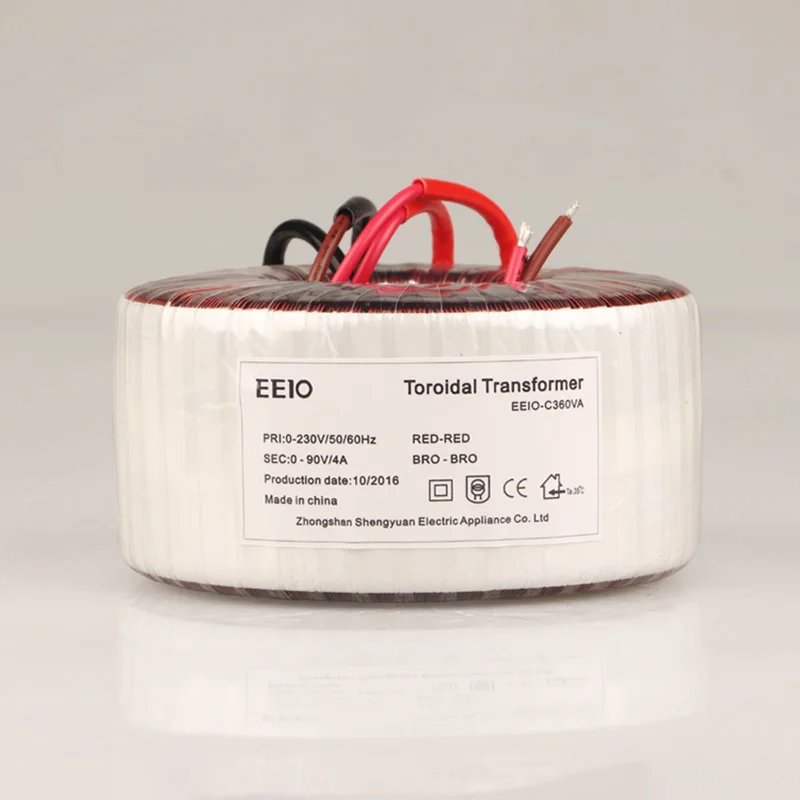 

360W Isolated AC Ring Transformer AC 360V To AC 90V 4A Pure Copper Ring Power Transformer For Power Supply Amplifier