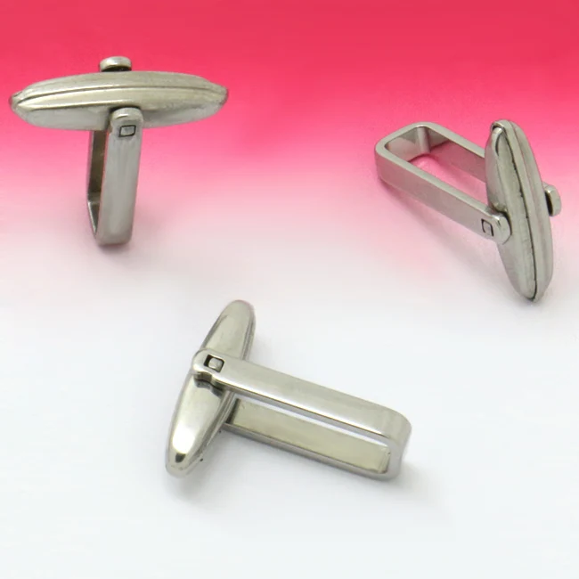 

2pcs 17*18mm Wholesale Smooth cufflinks for DIY Jewelry Making