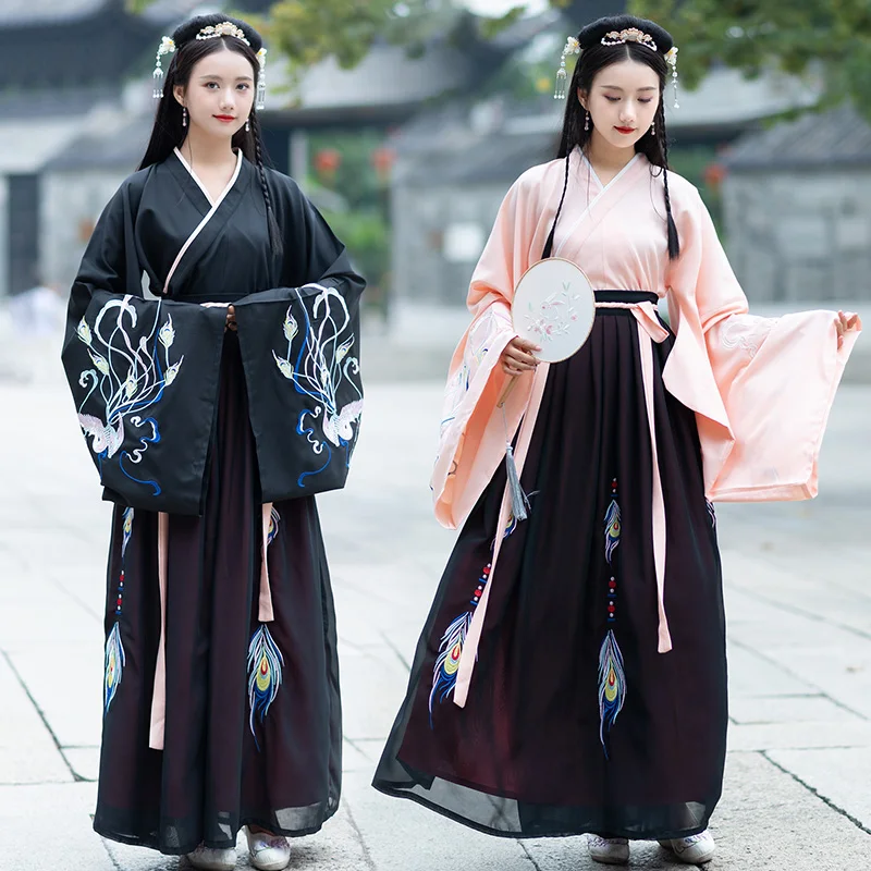 Женский танцевальный костюм Hanfu, наряд для женщин, костюм династии Цин, китайский костюм, восточное платье, традиционная китайская одежда DL3755