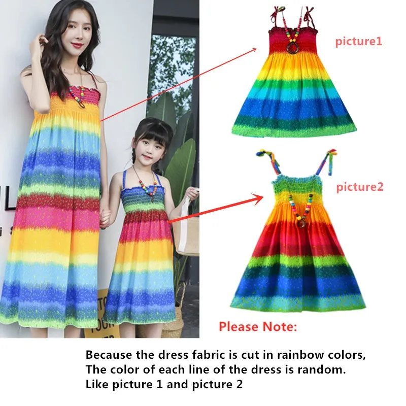 rainbow beach dress