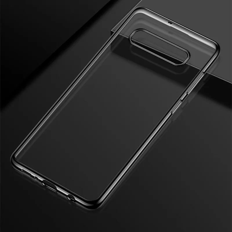 

Clear Soft Back Case For Samsung Galaxy S8 S9 S10 Plus A50 A30 J8 A7 A8 Plus 2018 A5 2017 S10 Lite S10Plus S10e Black Cover