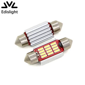 

Edislight 2pcs LED 36mm White Canbus No Error C5W Bulbs 4014SMD License Plate Light For VW Jetta Golf 3 4 5 6 Passat B6 B5 Polo