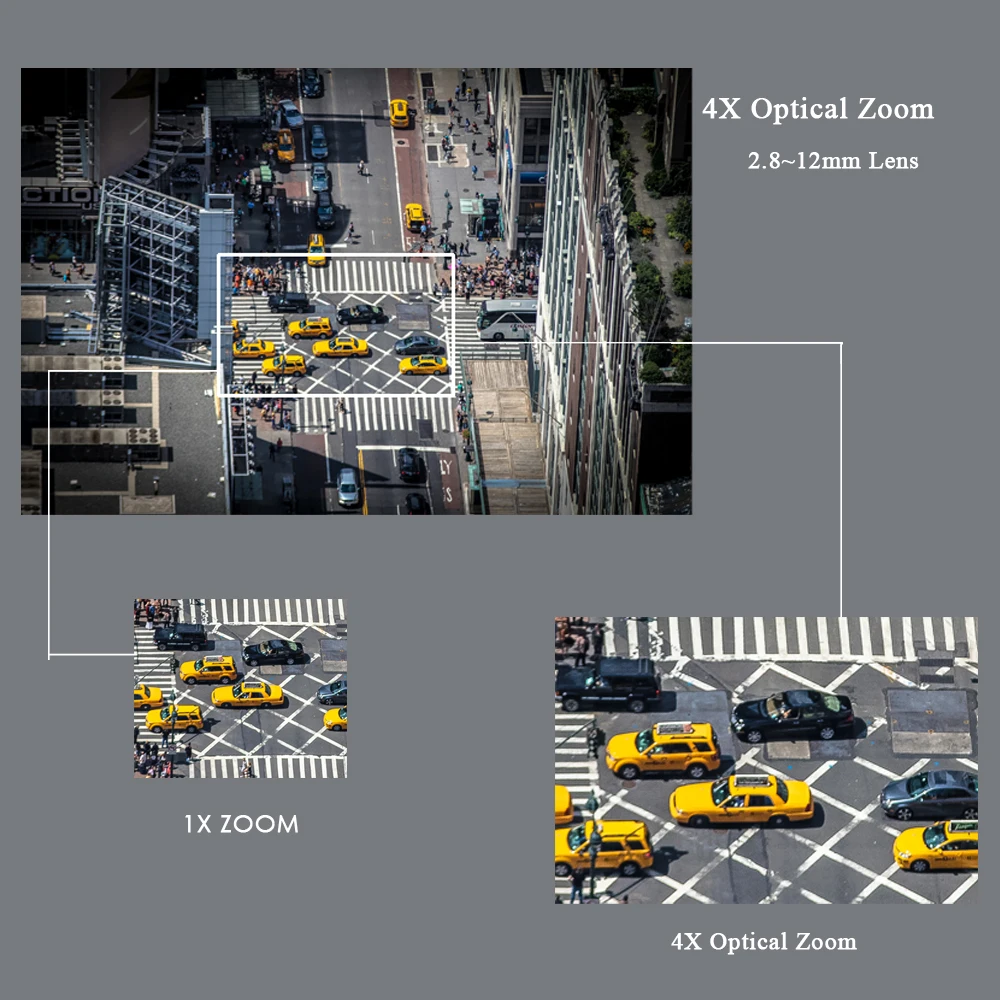 CTVMAN мини камера Wifi купольная PTZ безопасность беспроводная наружная CCTV 4X Zoom 1080P