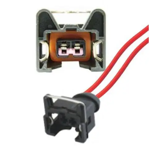 Бесплатная доставка USCAR TYPE/EV6 FEMALE TO EV1 MALE 2 PIN Топливный Инжектор Жгут Проводов