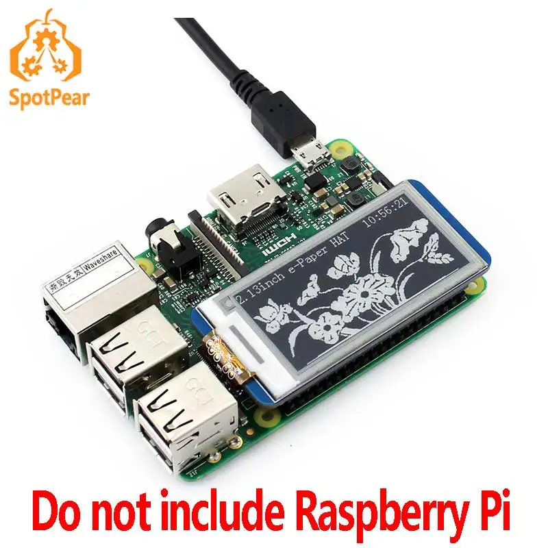 

Raspberry Pi 2.13 inch LCD e-Paper E-Ink 2.13inch Display
