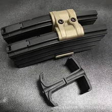 Открытый cs гель мяч пистолет аксессуары nerfie водяная пуля журнал картридж параллельный для M4/HK416/G18/M249