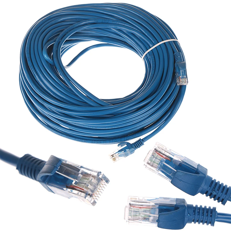 

HL72 Ethernet Cables Connector Ethernet Internet Network Cable Cord Wire Line Blue Rj 45 Lan Cat5e Ethernet Cable