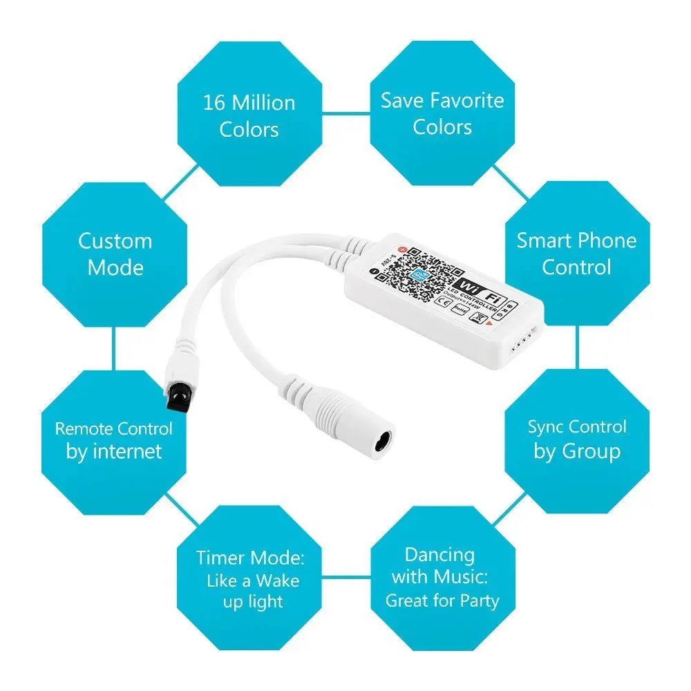 5M 5050 RGB WI FI Светодиодные ленты светильник Водонепроницаемый RGBW/RGBWW Диодная лента