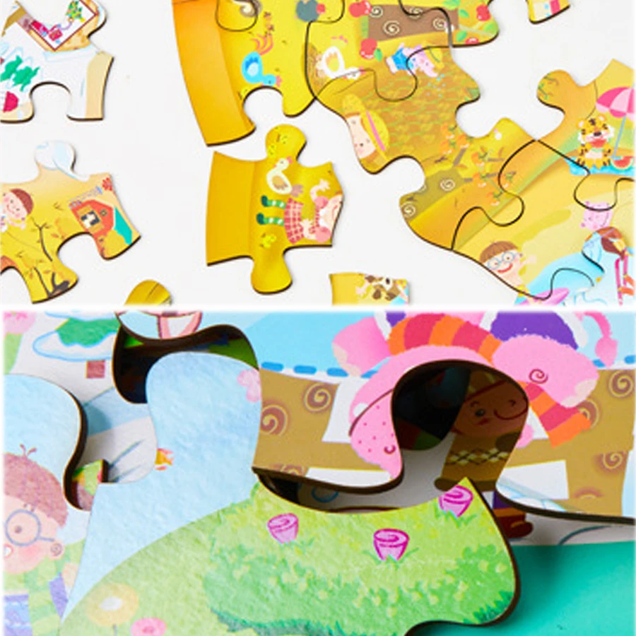 Clock Wooden Puzzle(4)