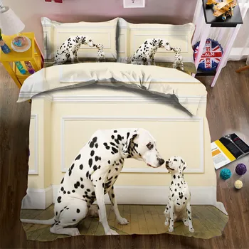 

3D Poodle bedding bed sheet set bedclothes Super king duvet cover sets bedding set
