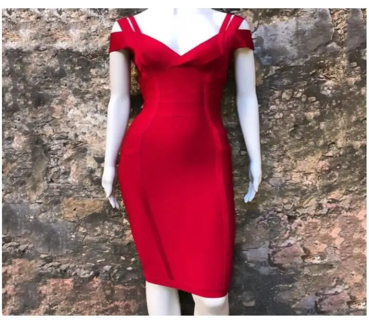 Sleeveless Elastic Party Dresses Vestidos Multi Straps Elastic Pencil