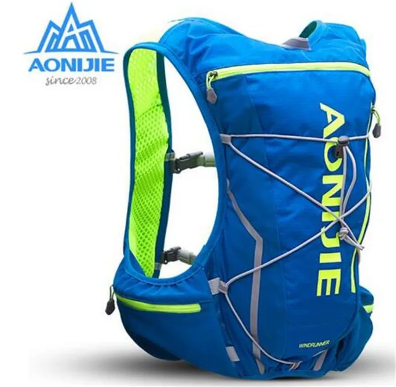 AONIJIE 10L Women Men Marathon Hydration Vest Pack Cycling Hiking Bag Outdoor Sport Bag Running Backpack