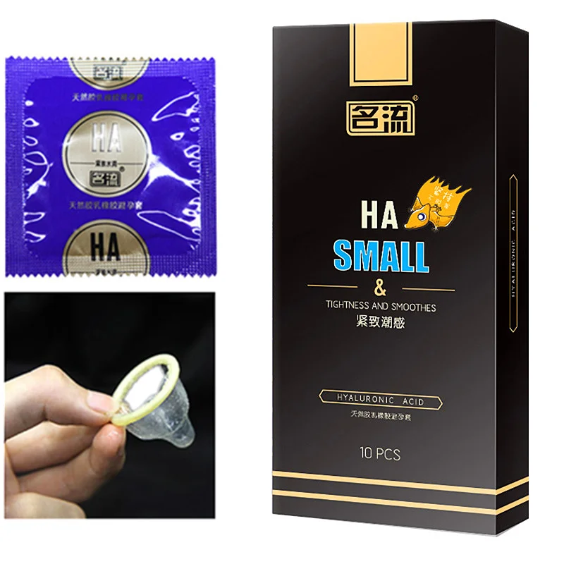 Utra Thin Small G Spot S Male Condoms 10 PCS/Lot Hyaluronic Acid Lubricant Condom for Man