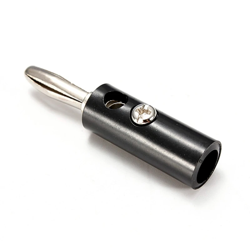 Высококачественный 4 жильный Железный штифт черный и красный разъем типа банан