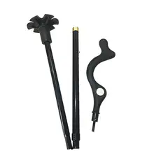 Новая полезная тростниковая Складная Защитная трость для прогулок, самостоятельная Ручная регулировка, складная трость для пожилых людей, руль для треккинга