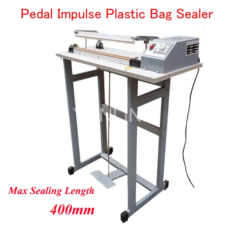 Foot Pedal Impulse Plastic Bag Sealer Heat Sealing Machine Package