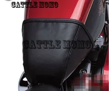 Tanque de motocicleta Protetor Sutiã Tanque Tampa Do Tanque de Couro PU Para Harley XL 883 1200 Modelos 04-16 Equipado Com UM Tanque de Combustível 3.3 Litros