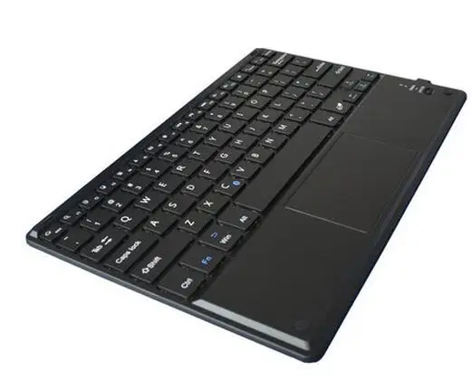 Универсальная беспроводная Bluetooth клавиатура сенсорная панель для 9,7 дюймового планшета для x98 air 3g/x98 plus/x98 pro/x98 air iii - Цвет: only keyabrod black