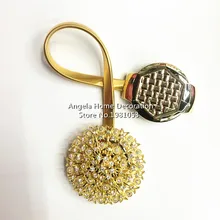 Европейские креативные модные Шторы Tieback Магнит пряжка для штор Зажим стальной проволоки украшения для штор аксессуары пасторальный стиль 2 шт