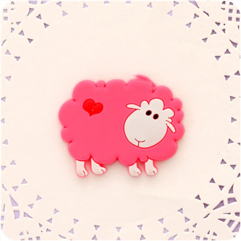 

Cute pink sheep Fridge Magnets For Kids Decorative Refrigerator Magnets Cheap Small Magnetic Sticker On The Fridge