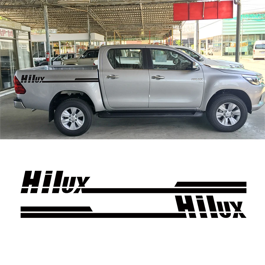 Виниловая наклейка на багажник для toyota hilux revo vigo 2012 2013 2014 2015 2016 2017 2018 2019|Наклейки
