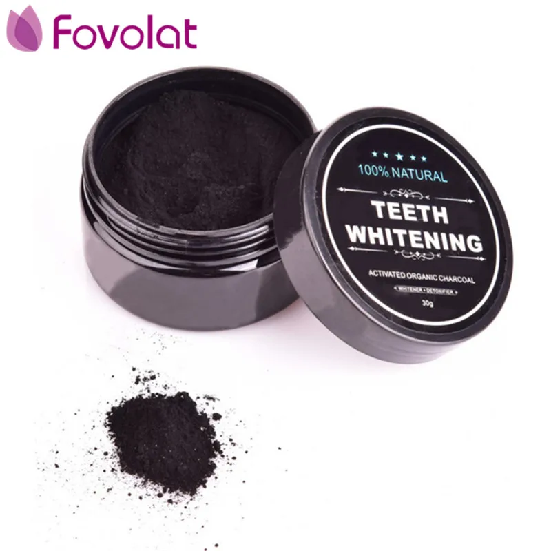 Activated Charcoal Teeth Whitening Powder Organic Coffee Stains Remover