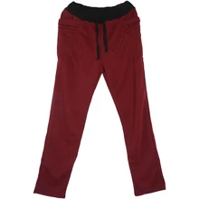 Мужские модные хип хоп Эластичный шнурок на талии шаровары с карманами Jogger повседневные мужские штаны трикотажные Стрейчевые спортивные брюки