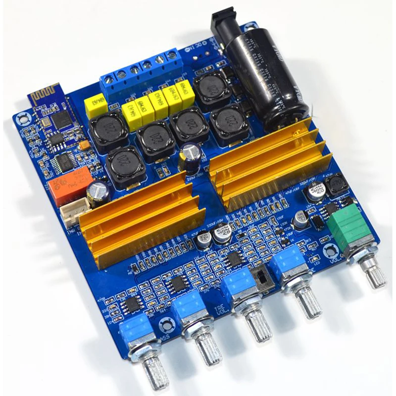 Lusya TPA3116 Bluetooth 5 0 QCC3003 усилитель 50 Вт * 2 + 100 1 цифровой аудио PCM5102 DAC DC24V T0154|Усилители