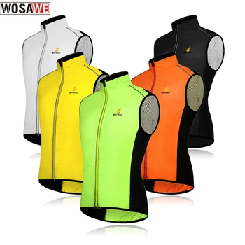 

WOSAWE summer motorcycle jackets vest sleeveless shirts Sportswear Men Jerseys waistcoat Breathable thin motocross jackets men