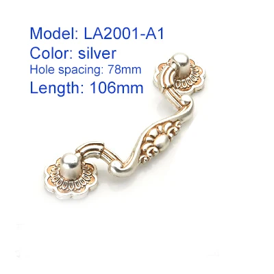 1 Piece Dressing Table Handle Cabinet and Knob Vintage Antique Pattern Drawer Furniture Sliding Door Pull | Строительство и