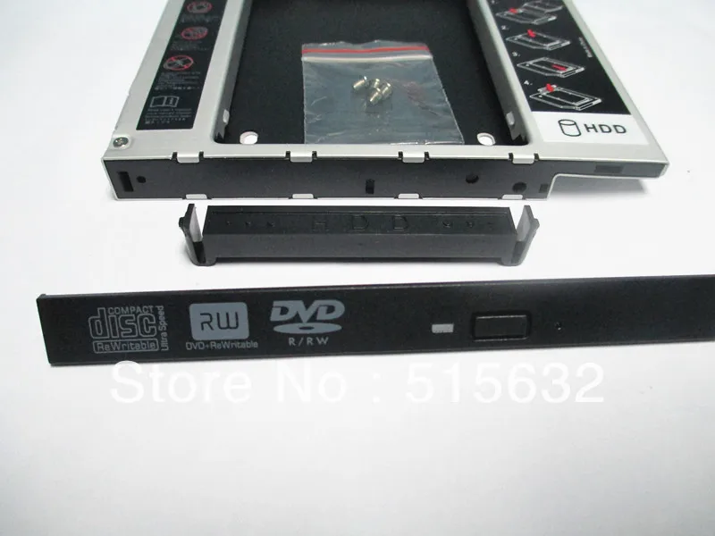  SATA 2nd HDD Caddy for 12.7mm IDE Universal CD/DVD-ROM