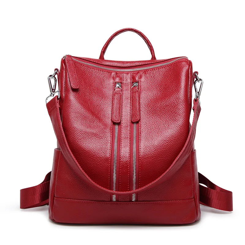 Simple style designer ladies font b backpack b font blue and black lady traveling PU complex