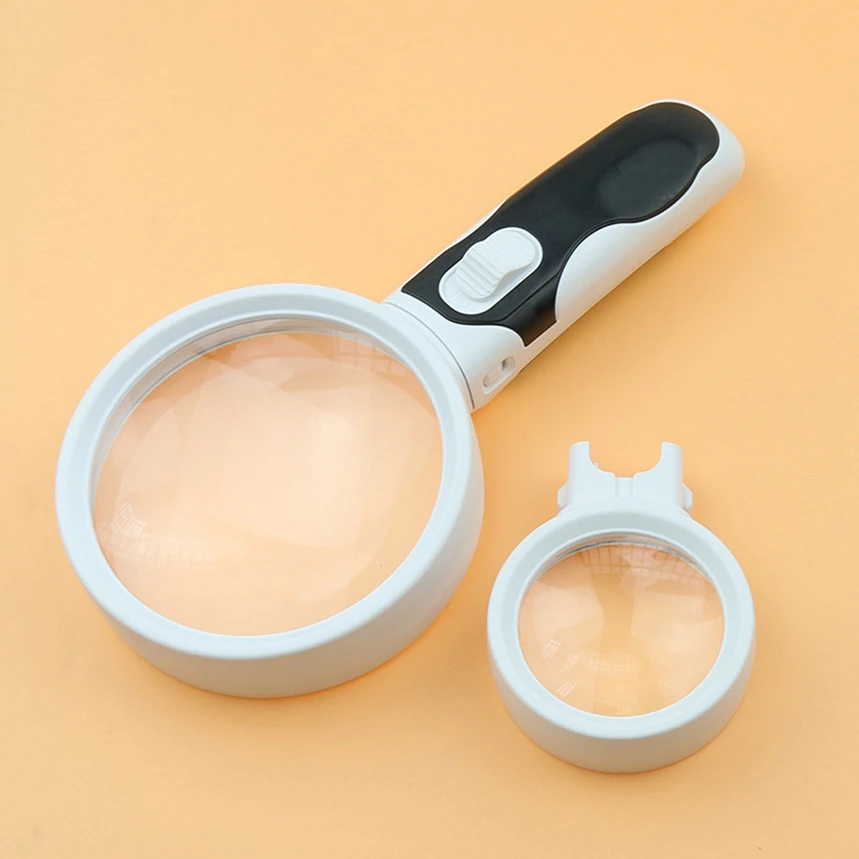 New Arrive Magnifying Glass LED Magnifying Glass 10X + 5X Illuminated 2