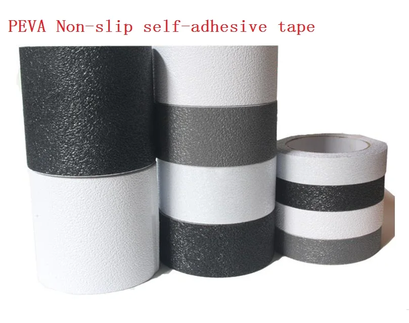 Escadas Piso Banheiro Moagem Arenosa Antiderrapante Peva Segurança Auto-adesivo Fita Áspera Vara 10cm * 5 m