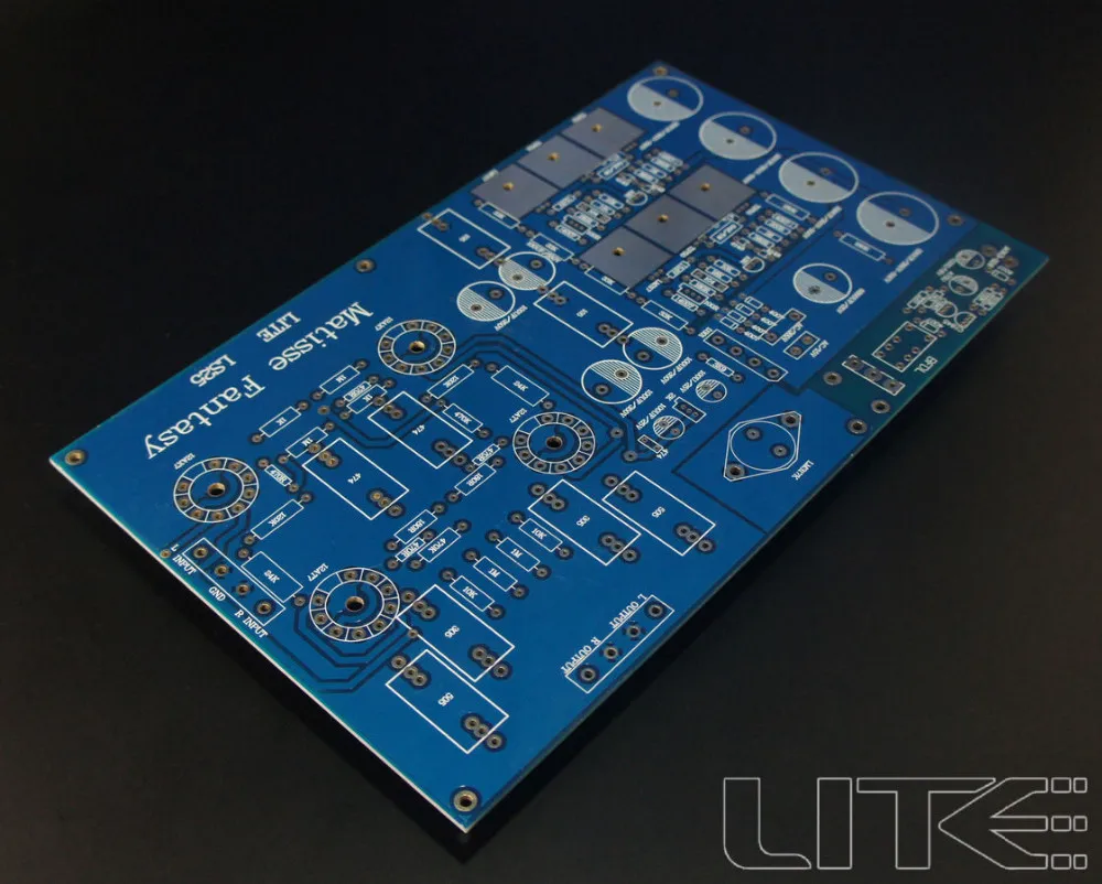 

LITE LS25 tube preamp PCB empty plate (MATTSSE FANTASY fantasy line)