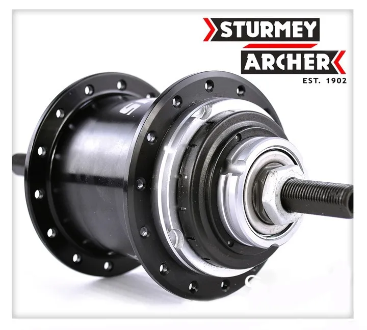 Sturmey archer SRF5(W) внутренний редуктор 5 скоростей для велосипеда, Задняя Ступица 28H 110 мм с рычагом переключения передач, подходит для складного велосипеда