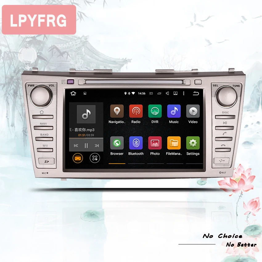 Android 10 автомобильный GPS плеер Navi для Toyota Camry 40 2007 2011 с 4G + 64G Восьмиядерный