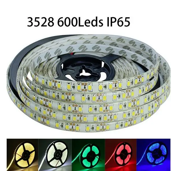 Водонепроницаесветодиодный СВЕТОДИОДНАЯ лента SMD 300 RGB W Y G IP65 3528 led s/5M гибкая