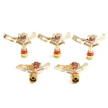 

5x 3/4 Rotating Watering Irrigation Sprinkler Head Lawn Watering Spray Nozzle