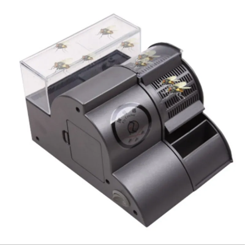  Battery Automatic Flycatcher Catcher Trapping Flies Switch Durable Easy Clean Kitchen Home Insect F - 32966762599