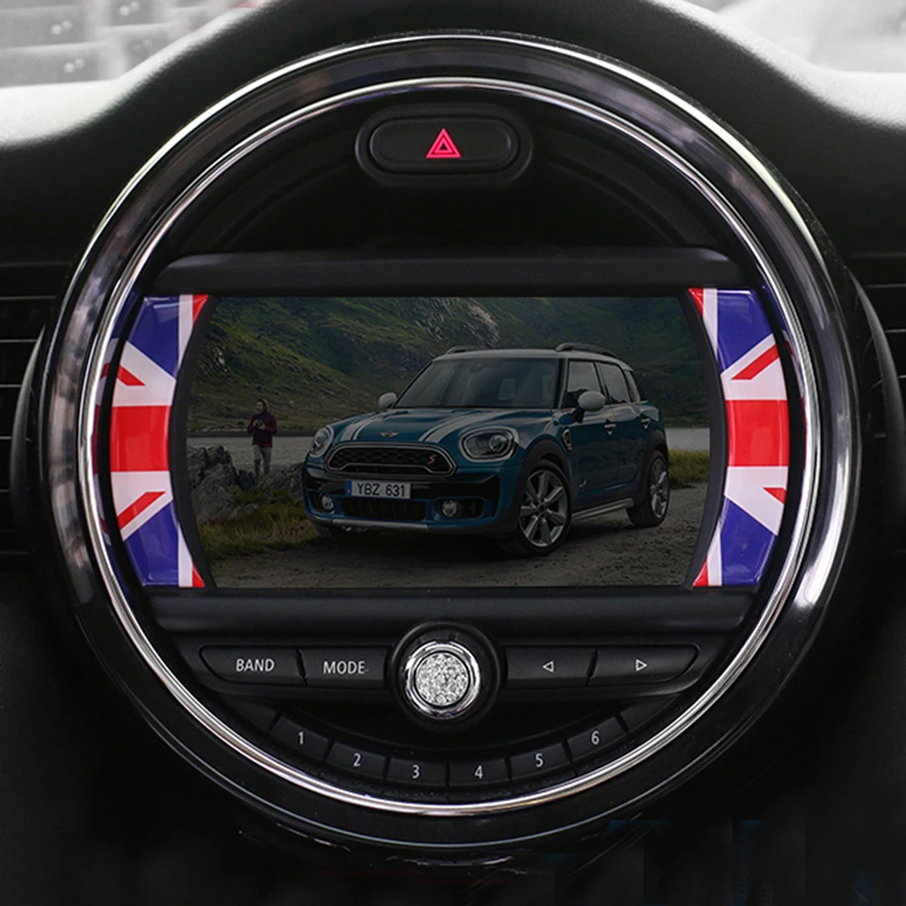 Навигатор Экран боковая Хрустальная эпоксидная наклейка наклейки для BMW MINI Cooper S JCW One F54 Clubman F55 F56 F60 земляк стайлинга автомобилей
