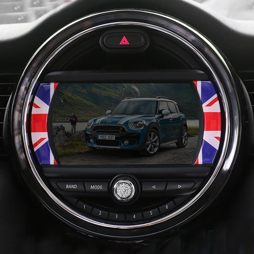 Навигатор Экран сбоку Хрустальная эпоксидная наклейка наклейки для BMW MINI Cooper S JCW