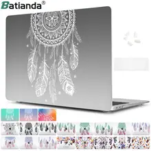 Потрясающий уникальный чехол с изображением Ловца снов и перьев для MacBook Pro retina 11 12 13 15 16 touch bar a2141твердый чехол