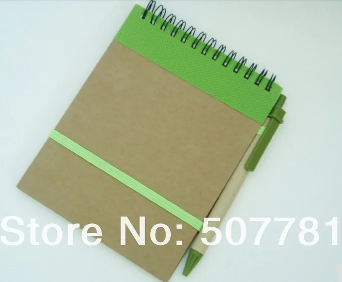 

Customized Logo 1 color free on notebook notepad stationery notebook, with your logo mixed colors