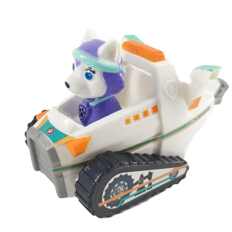 

New Paw Patrol Dog Everest Puppy Patrol Toys Car Patrulla Canina Ryder Anime Action Figures Model Car Toy Birthday Gift